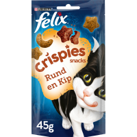 Felix Kattensnack Crispies Rund   Kip 48 gr