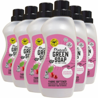 6X Marcel's Green Soap Wasverzachter Patchouli & Cranberry 30 Wasbeurten 750 ml