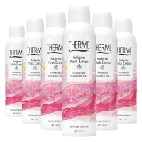 6X Therme Saigon Pink Lotus Foaming Shower Gel 200 ml