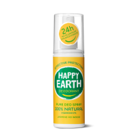 6X Happy Earth 100% Natuurlijke Deodorant Spray Jasmine Ho Wood 100 ml
