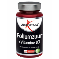 2+2 Gratis: Lucovitaal Foliumzuur + Vitamine D3 120 tabletten