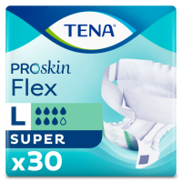 3X TENA Proskin Flex Super L 30 stuks