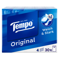Tempo Original 4 laags Zakdoekjes 30 stuks