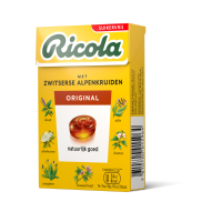 3X Ricola Keelpastilles Original Suikervrij Doosje 50 gr