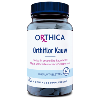2X Orthica Orthiflor Kauw 60 kauwtabletten