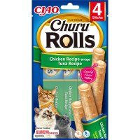 Ciao Kattensnack Churu Rolls Kip   Tonijn 40 gr