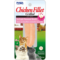 12X Inaba Kattensnack Grilled Chicken Krab Bouillon 25 gr