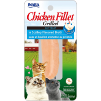 Inaba Kattensnack Grilled Chicken Sint Jacobsschelp Bouillon 25 gr