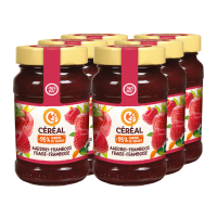 6X Céréal Jam Aardbei & Framboos 270 gr