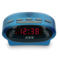 5X Alecto ICR 210 Wekkerradio Blauw