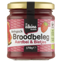 De Kleine Keuken Bio Aardbei en Biet Spread 170 gr