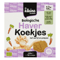 De Kleine Keuken Bio Haverkoekjes Wortel & Pompoen 120 gr