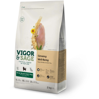 Vigor & Sage Hondenvoer Small Well Being Ginseng 2 kg