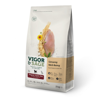 Vigor & Sage Hondenvoer Regular Well Being Ginseng 2 kg