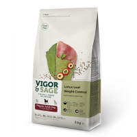 Vigor & Sage Hondenvoer Regular Weight Control Lotus Leaf 2 kg