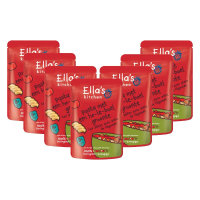 7X Ella's Kitchen Biologisch Maaltijdzakje 8+m Pasta & Groente 190 gr