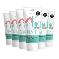 6X Naif Kids 2 in 1 Shampoo & Conditioner 200 ml