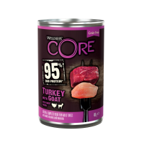 Wellness Core Hondenvoer Blik Kalkoen   Geit   Zoete Aardappel 400 gr