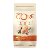 4X Wellness Core Kattenvoer Original Kalkoen   Kip 1,75 kg