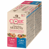 4X Wellness Core Kattenvoer Signature Selects Flaked 8 pack 8 x 79 gr