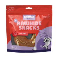 10X Braaaf Hondensnack Donut Rund & Vis 10 12 cm 115 gr