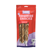 10X Braaaf Hondensnack Twister Lam   Vis 180 gr