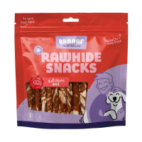 Braaaf Hondensnack Rol Sticks Vlees   Vis 12 cm 250 gr