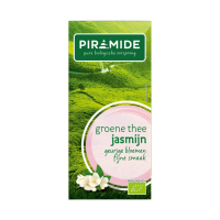 3X Piramide Biologische Groene Theezakjes Jasmijn 20 stuks