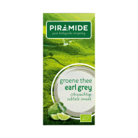 3X Piramide Biologische Groene Theezakjes Earl Grey 20 stuks