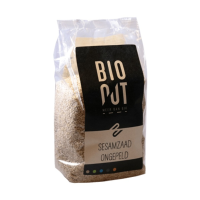 3X Bionut Biologisch Sesamzaad Ongepeld 500 gr