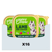 16X Edgard & Cooper Kattenvoer Pate Lam   Kip 85 gr