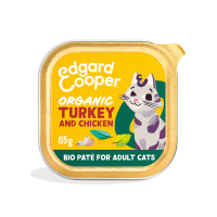 Edgard & Cooper Kattenvoer Adult Pate Biologische Kalkoen 85 gr