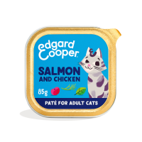 Edgard & Cooper Kattenvoer Adult Pate Zalm   Kip 85 gr