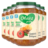 6X Olvarit Maaltijd 8m Spaghetti Bolognese 200 gr
