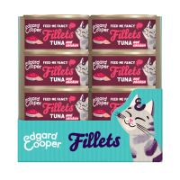 24X Edgard & Cooper Kattenvoer Fillets Tonijn   Kip 70 gr