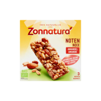 15X Zonnatura Muesli Notenmix Reep Amandel Biologisch 3x25 gr