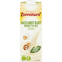 6X Zonnatura Rijst Drink Hazelnoot Biologisch 1000 ml