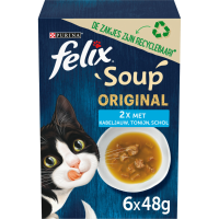 8X Felix Soup Vis Selectie 6 x 48 gr