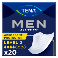 6X TENA Men Active Fit Level 2 20 stuks