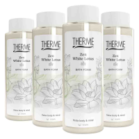 4X Therme Zen White Lotus Badschuim 500 ml
