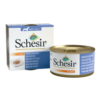 14X Schesir Hondenvoer Tonijn Erwten in Saus 85 gr