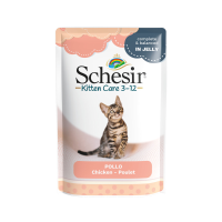 Schesir Kattenvoer Kitten 3 12 Kip in Gelei 85 gr