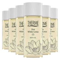 6X Therme Zen White Lotus Badolie 100 ml