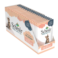 20X Schesir Kattenvoer Kitten 3 12 Kip in Gelei 85 gr