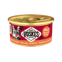Voskes Kattenvoer Nat Tonijn met Garnalen 85 gr