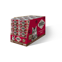 24X Voskes Kattenvoer Nat Tonijn met Tandbrasem 85 gr
