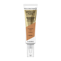1+1 Gratis: Max Factor Miracle Pure Foundation 82 Deep Bronze 30 ml