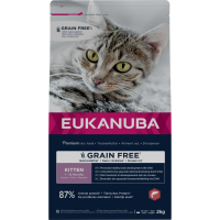 Eukanuba Kattenvoer Droog Kitten Graanvrij Zalm 2 kg