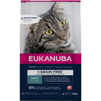Eukanuba Kattenvoer Droog Adult Graanvrij Zalm 10 kg