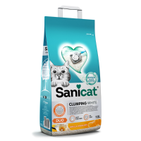 Sanicat Clumping White Duo Vanilla & Mandarin 10 liter